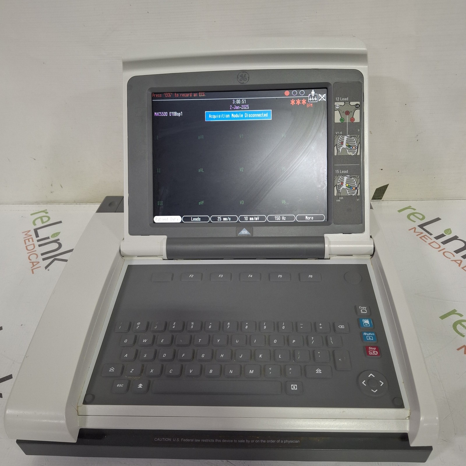 GE Healthcare MAC 5500 HD ECG without CAM Module