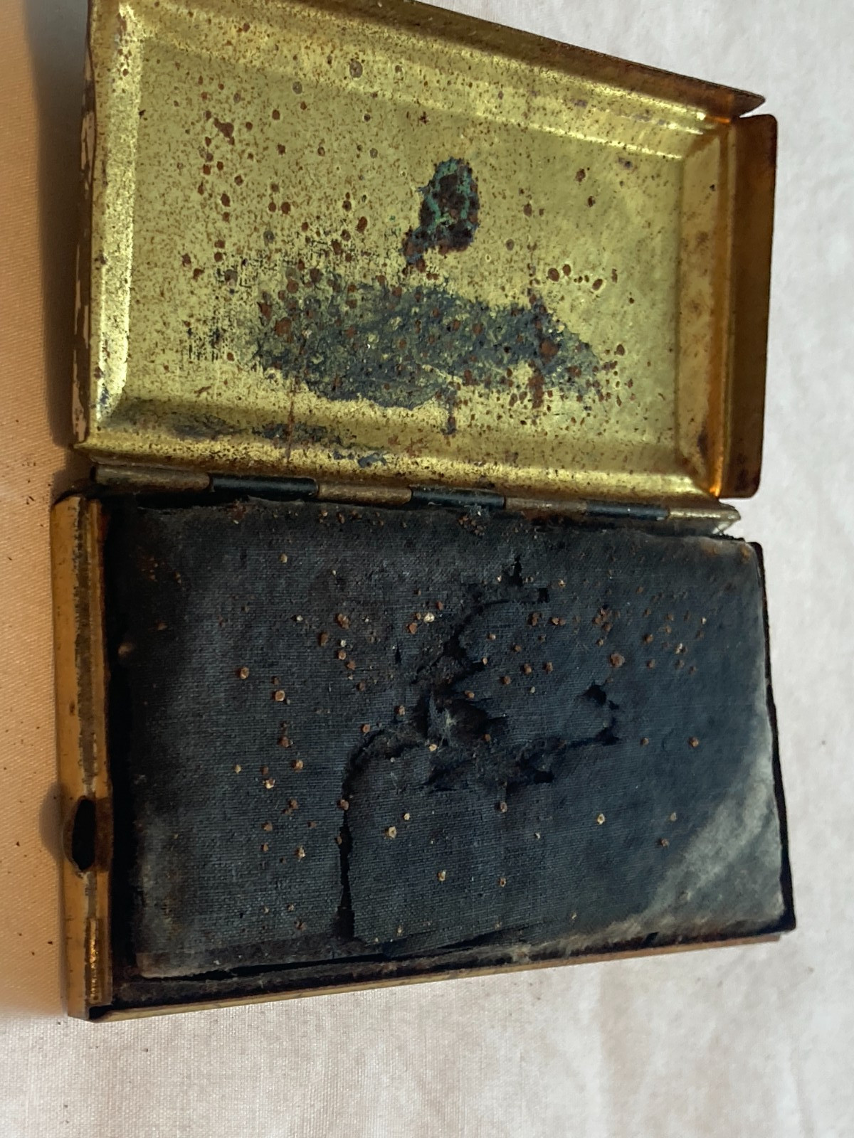 c1910-20s Favorite Self Inking Ink Pad Vintage Office Supply Ink Advertising Tin