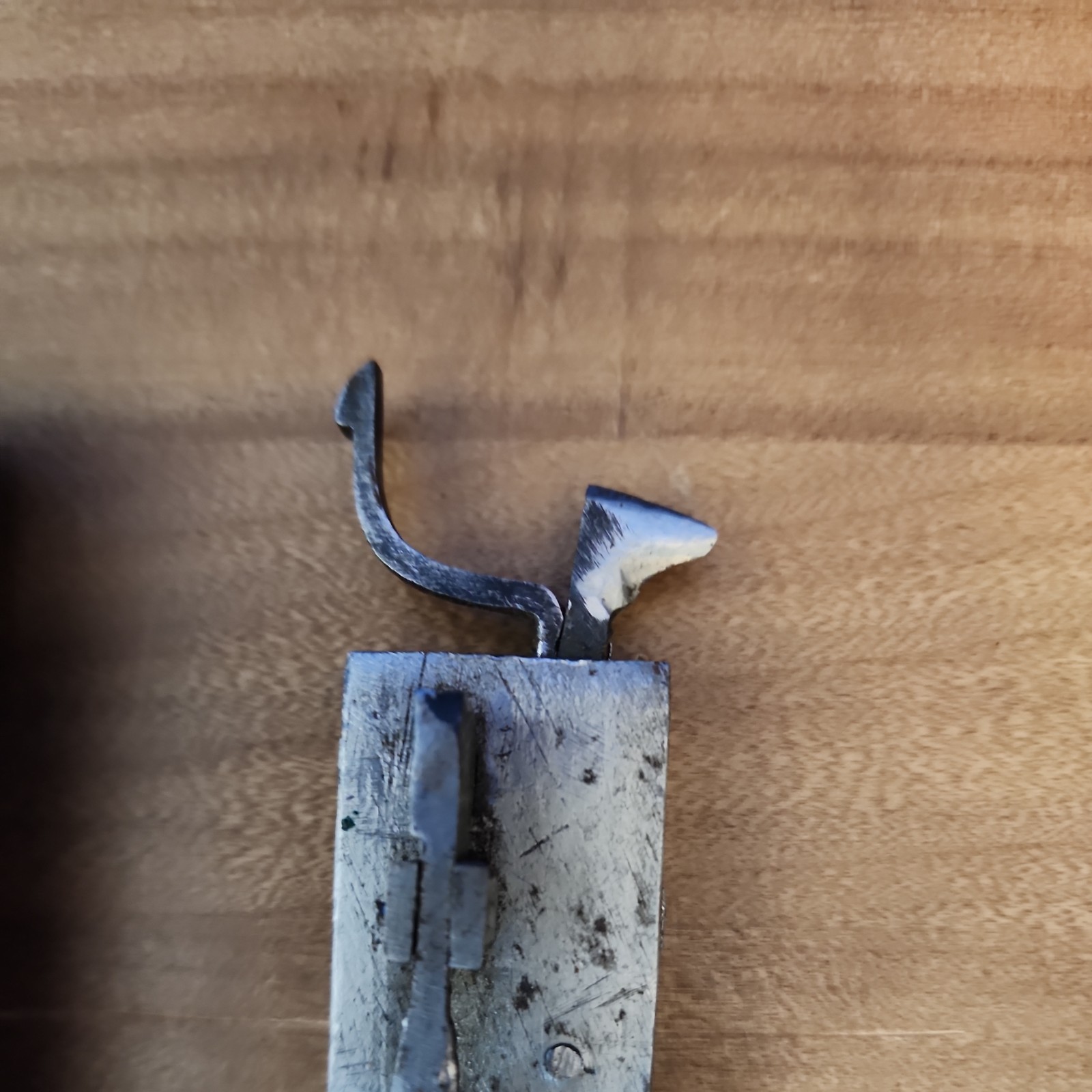 Antique Civil War Era Steel Lancet Blood Letting Fleam Surgical Tool in Case