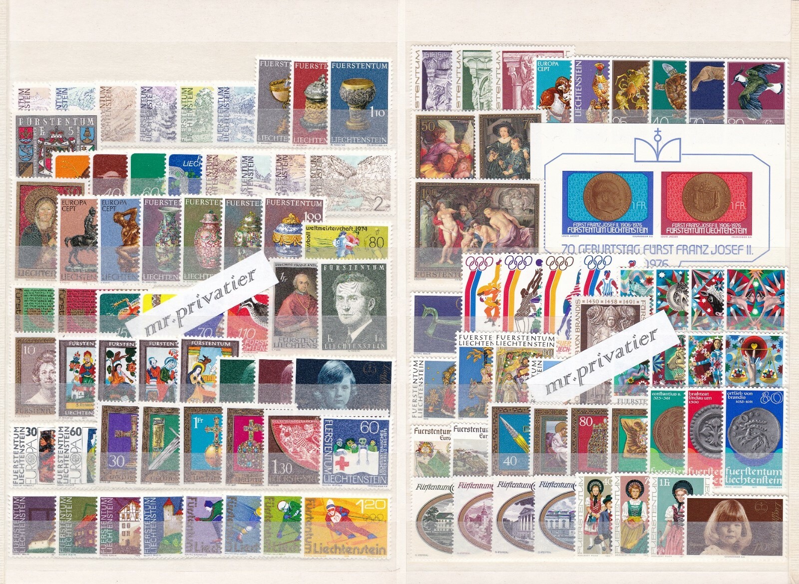LIECHTENSTEIN 1961-1995 - 35 Complete Years! - Sale - Big MNH Collection - €1180