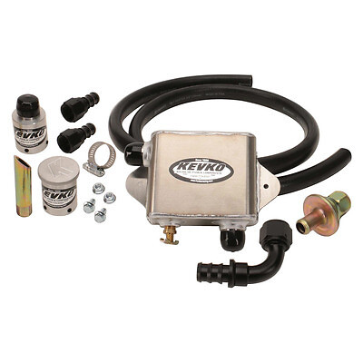 Crankcase Evacuation System Kit Weld On 12AN Hose Fits 1-1/2” Breathers