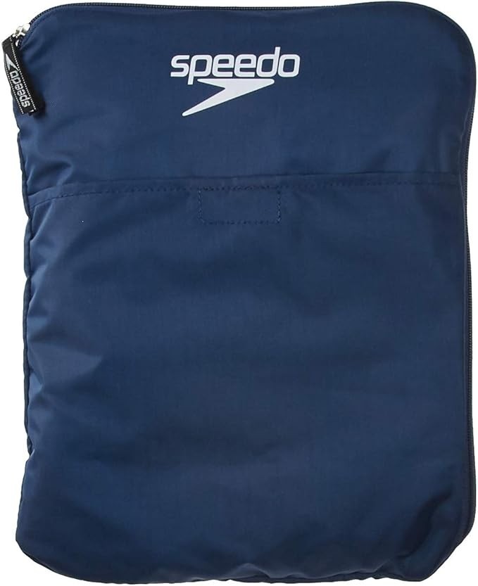 Speedo Deluxe Ventilator Mesh Equipment Bag Quick Drying Navy Backpack Strap