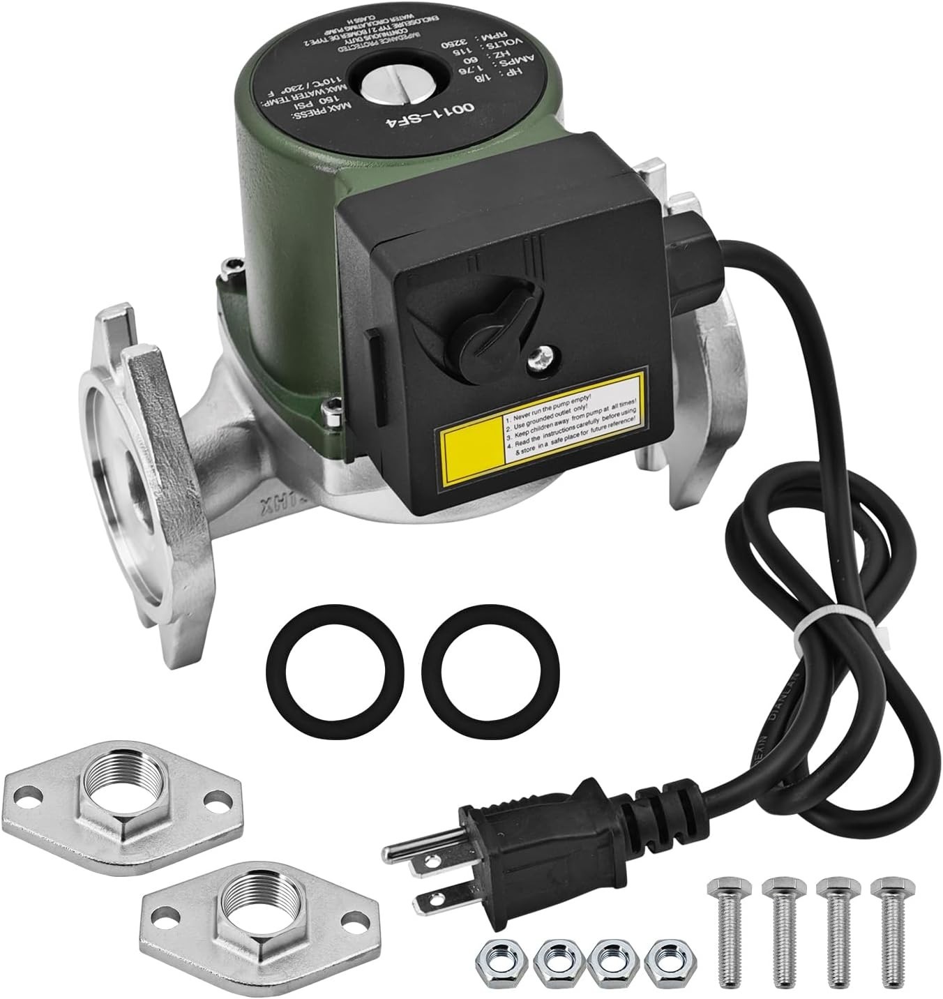 Upgraded 0011-SF4 High Quality Stainless Steel Cartridge Circulating Pump Taco