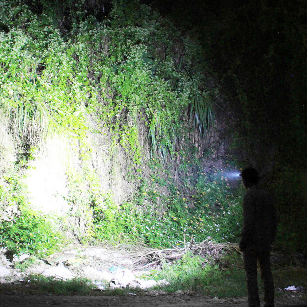 COB LED Headlamp USB Rechargeable Headlight Torch Work Light Bar Head Band Lamp