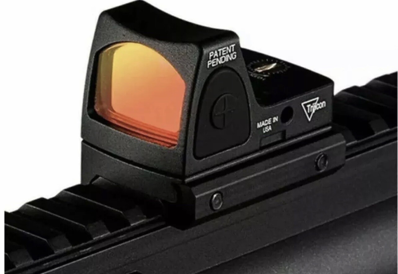 Red Dot Tactical RMR Reflex Sight Scope for Pistol Glock 17 19 W/20mm Mount Logo