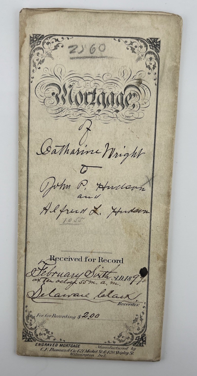 Antique 1865 Deed, 1899 Deed & Mortgage, and 1906 Mortgage Documents - Delaware