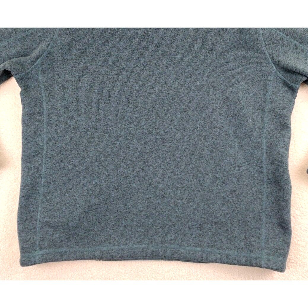 The North Face Mens Fleece Pullover Sweater Blue XL Long Sleeve Quarter Zip