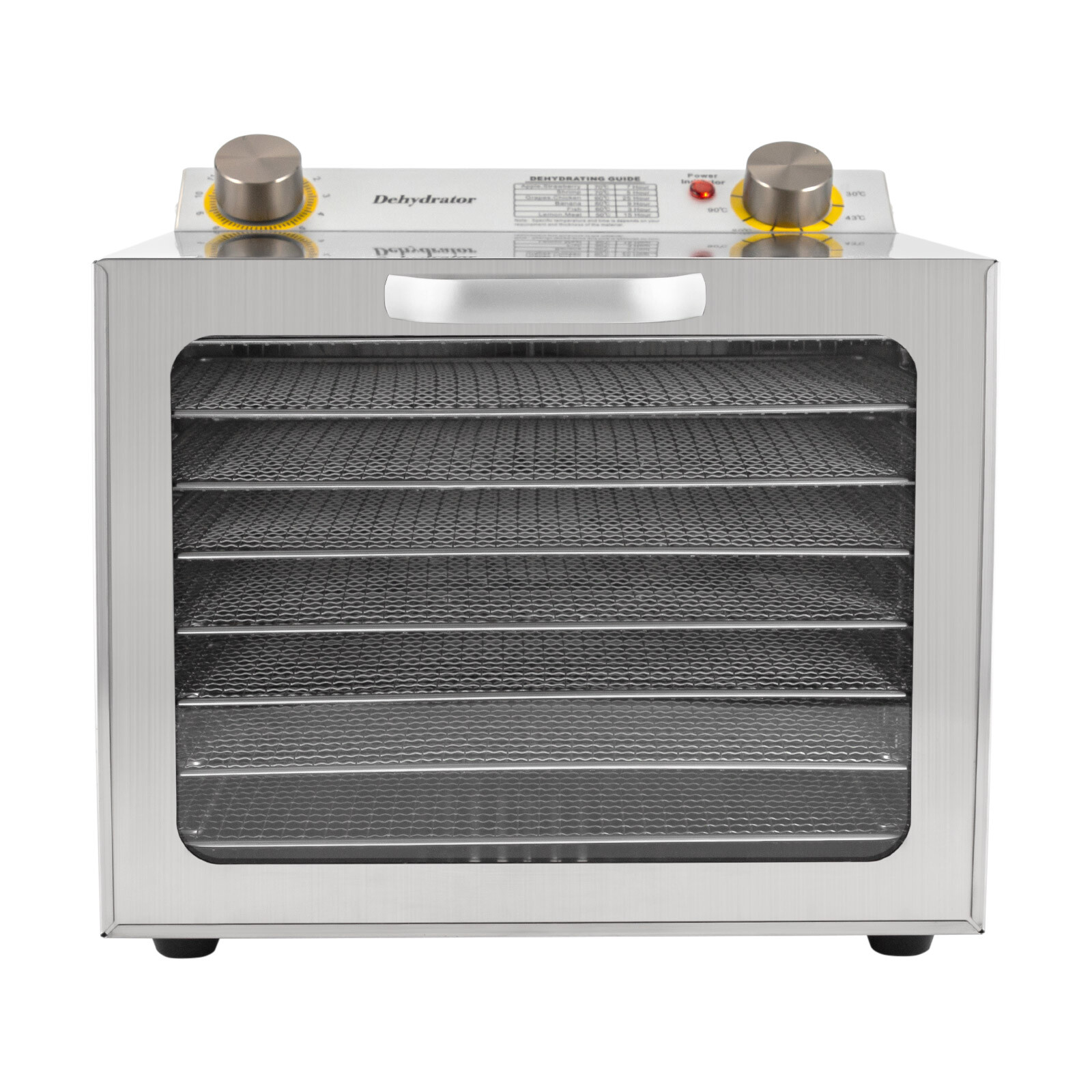 8 Trays Food Dehydrator Machine Stainless Steel 400W Jerky Fruit Drying Food