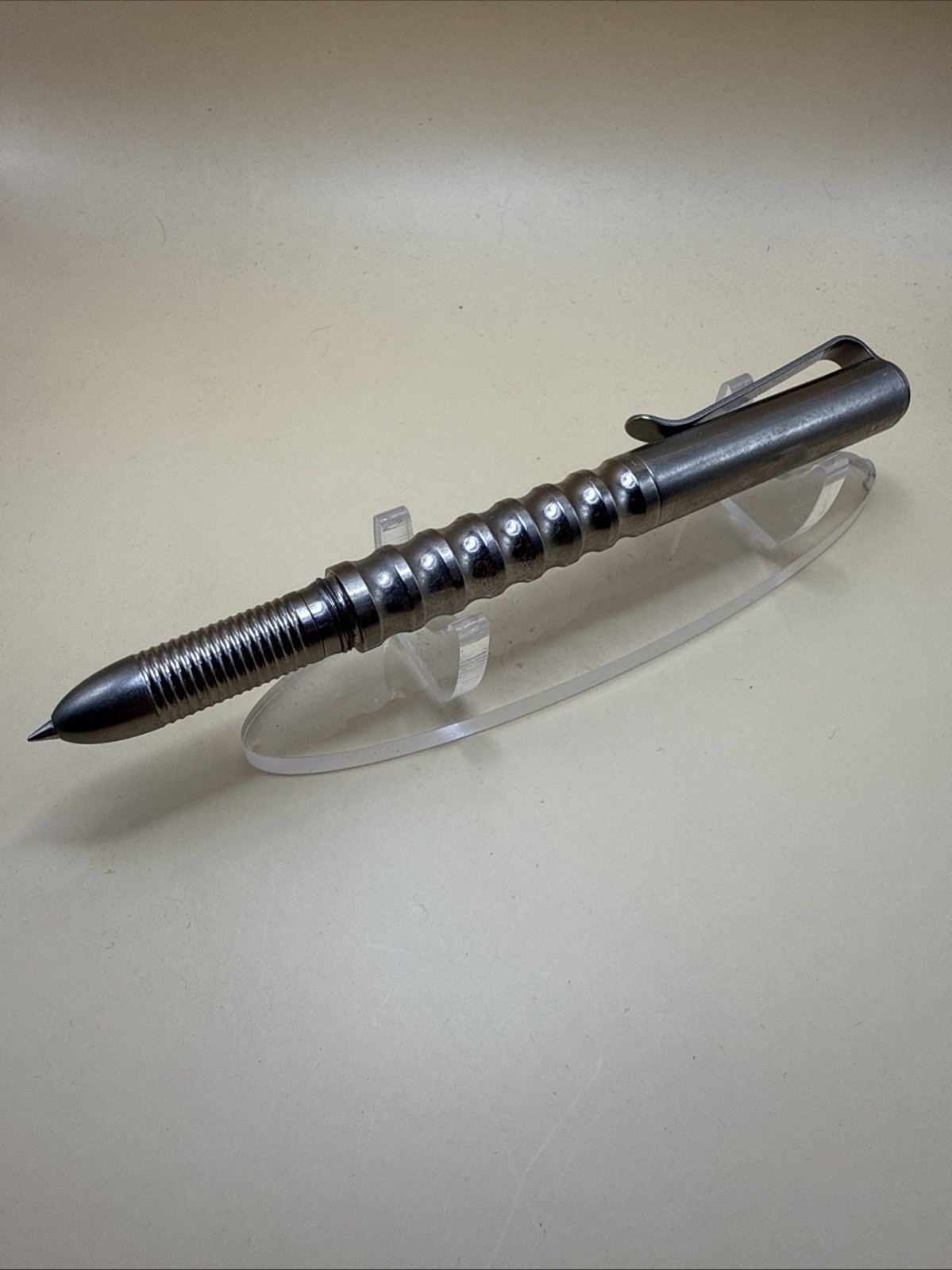 Prometheus Lights Alpha Executive Pen Titanium Ballpoint Pen