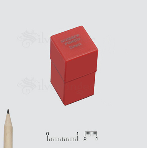 5MM NUMBER PUNCH STAMP SET 9pc Hardened Bearing Steel Metal Stamping Tool Kit