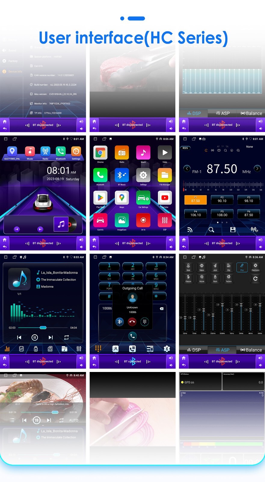 9.7" Tesla Style For Ford Mustang 2010-2014 Car Stereo Radio Android Gps Navi US