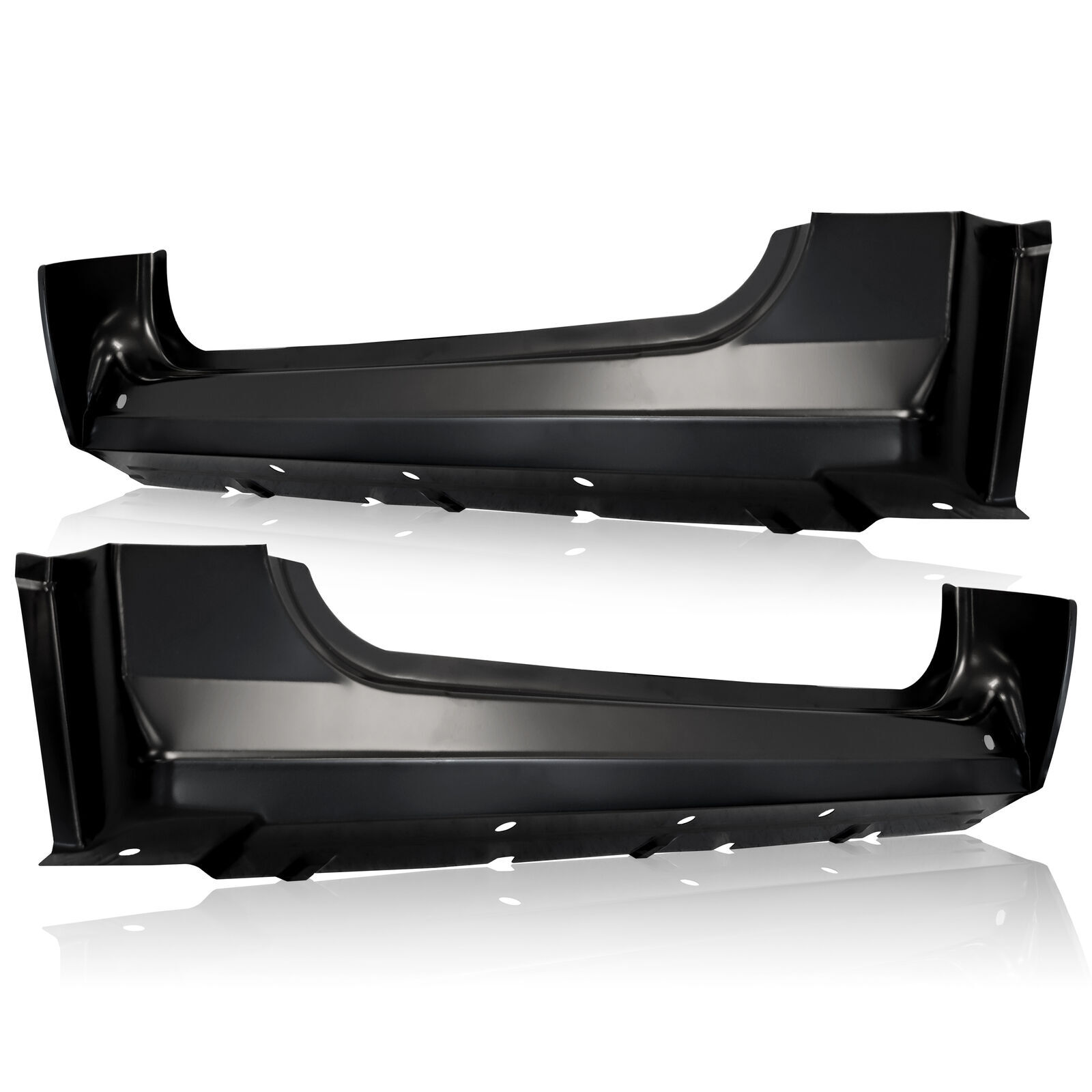 Rocker Panels Cab Corners For 07-13 Chevy Silverado Sierra Truck Regular Cab 2dr