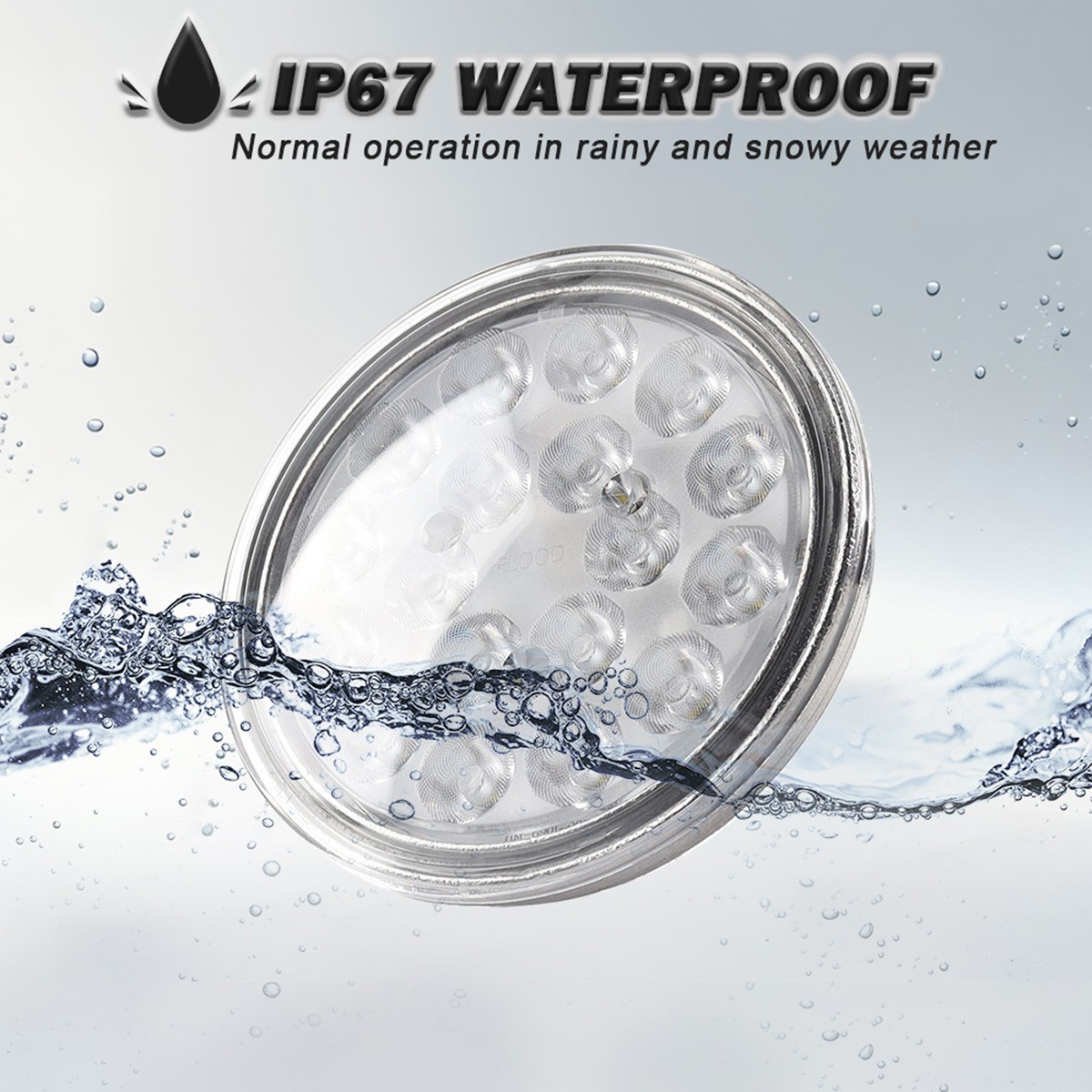 2pcs 90W PAR 36 For Aircraft LED Sealed beam 7200 Lumens LED Landing Light