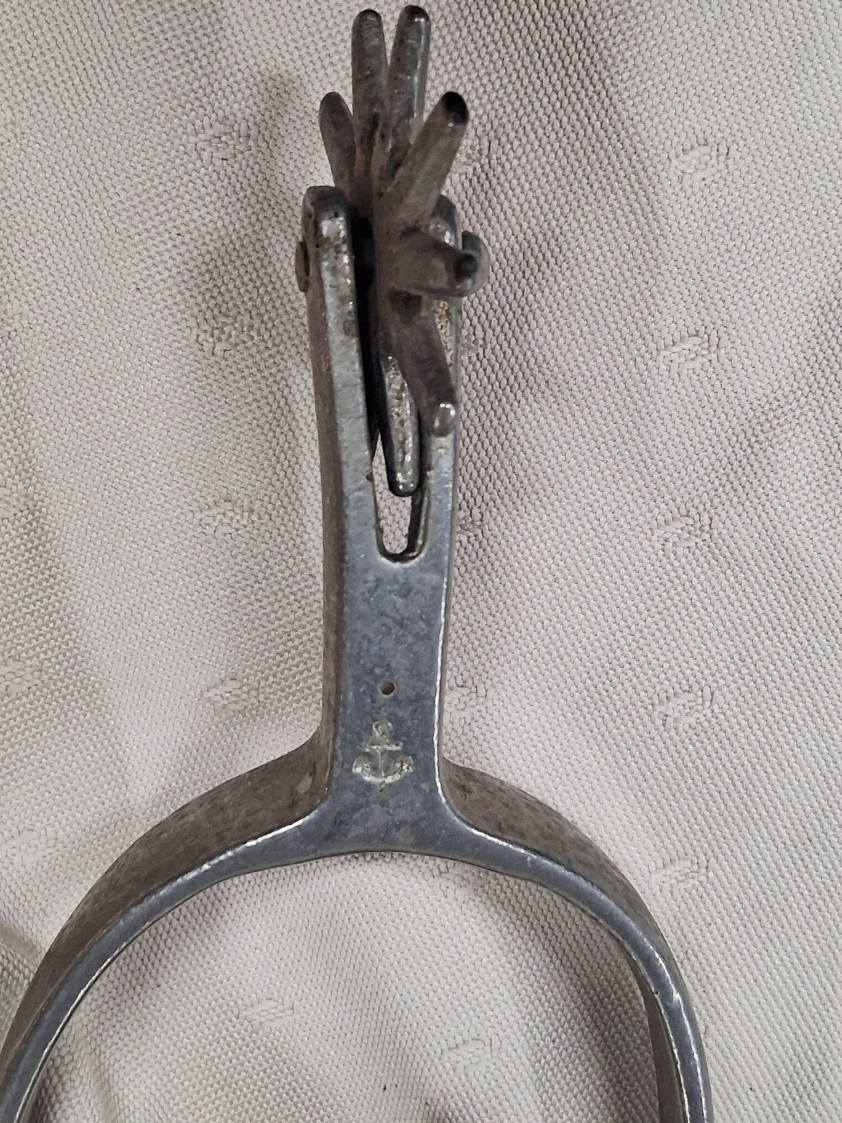Vintage Anchor Brand Aluminum Comboy/Western Heart Spurs