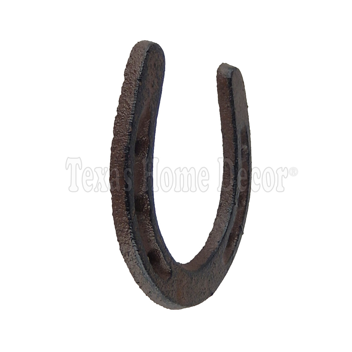 Small Lucky Horseshoe Cast Iron Rustic Decor 3 3/4 x 3 3/8 inch Custom Work