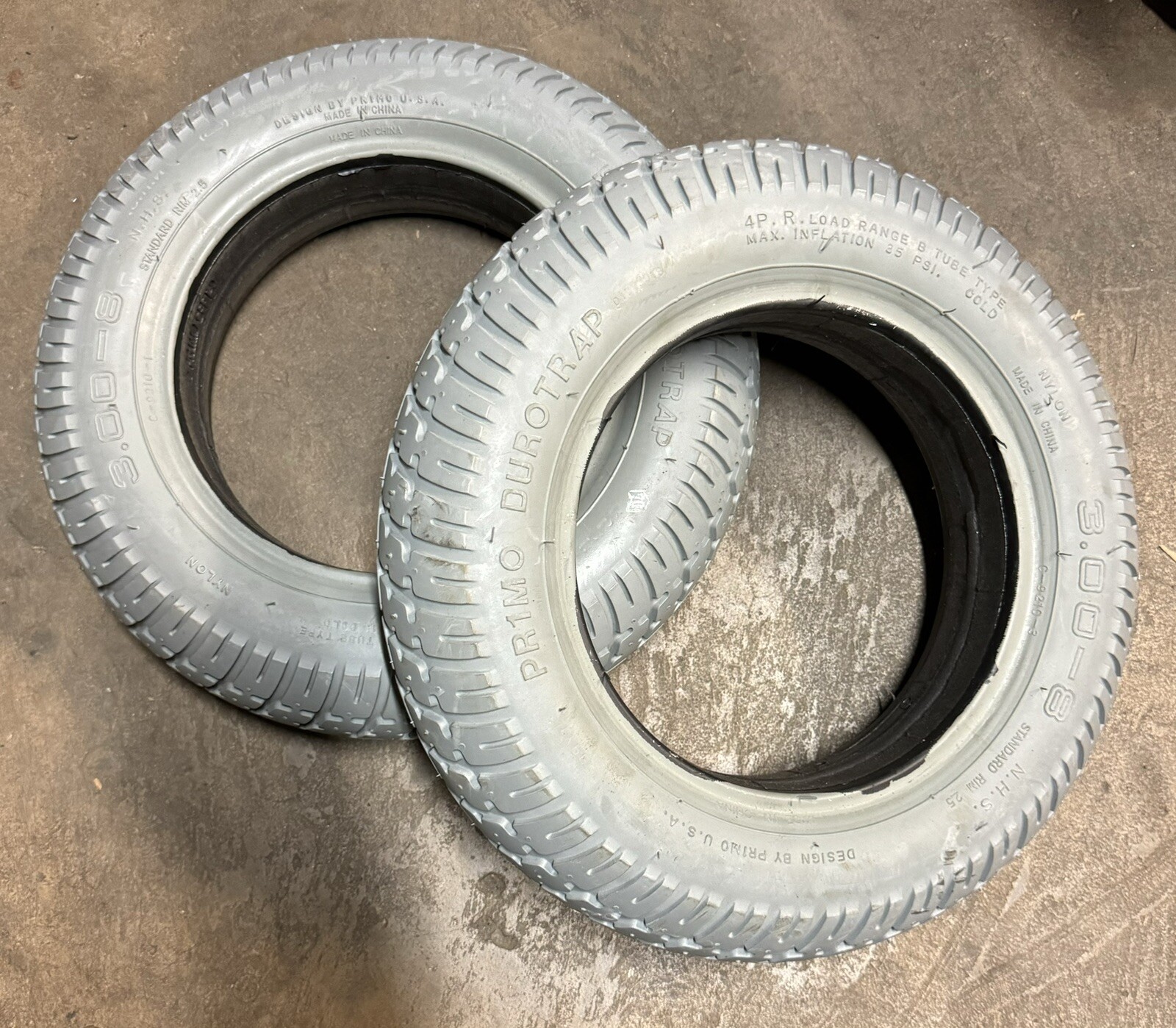 14"x3" Drive Wheel Flat-Free Aqua Tread Tire for Jazzy Power Wheel Chairs 3.00-8