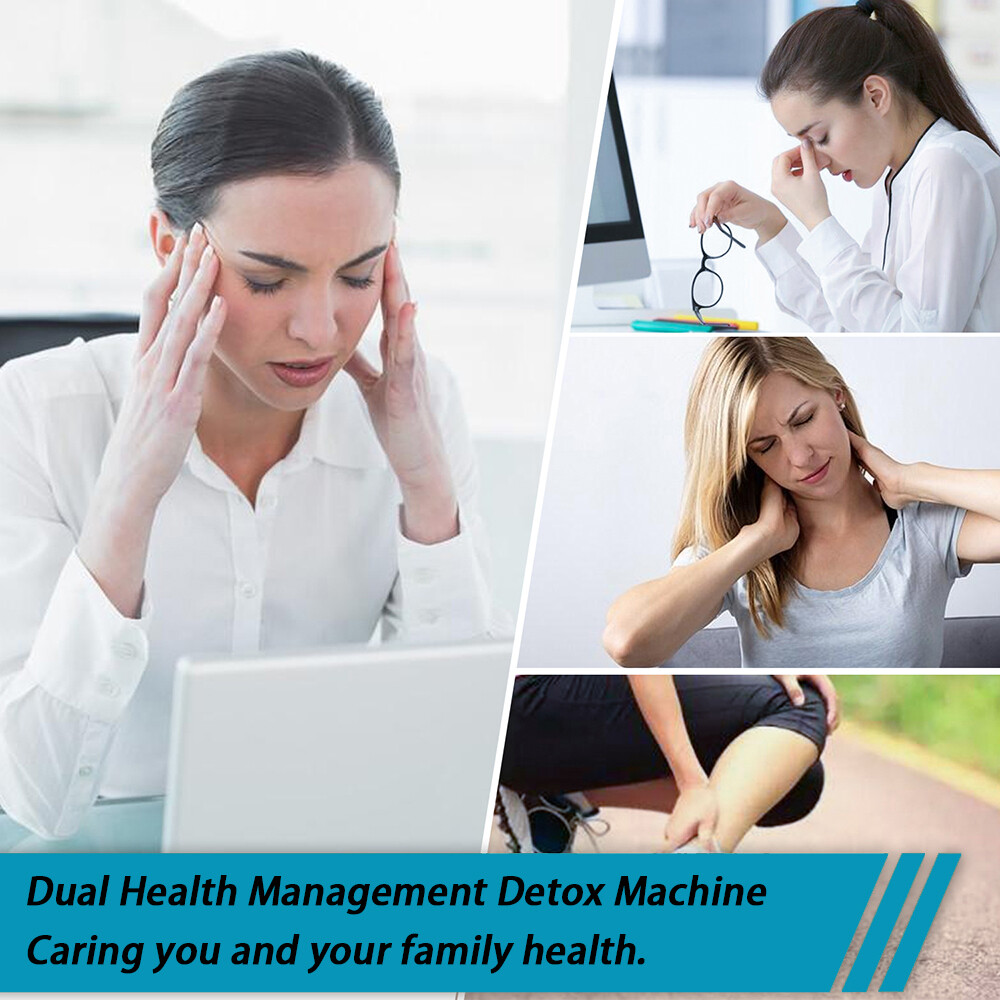 2023 Upgrade Version Dual User Detox Ionic Foot Bath Detox Machine Infrared Belt