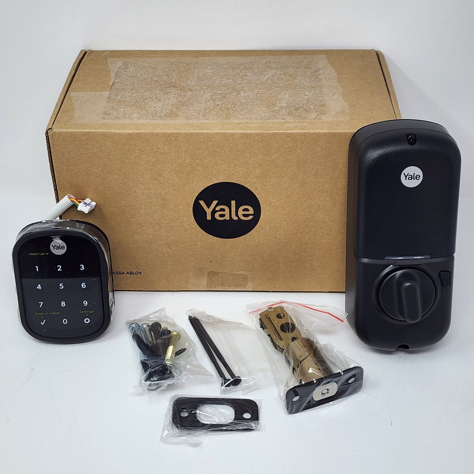 Yale Assure Lock SL YRD256-NR-BSP Touchscreen Keyless Deadbolt Standalone, Black
