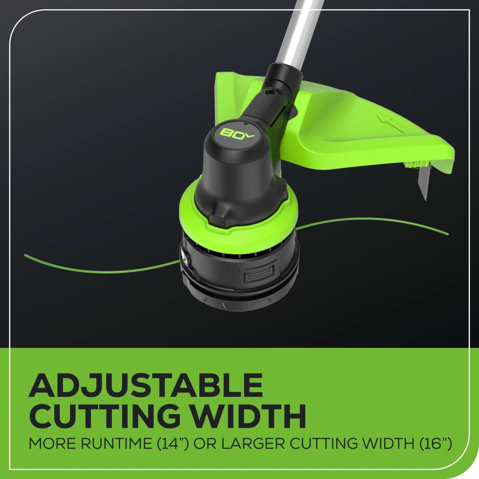 Greenworks 80V Cordless Brushless 16" String Trimmer & 700 CFM Blower Combo Kit