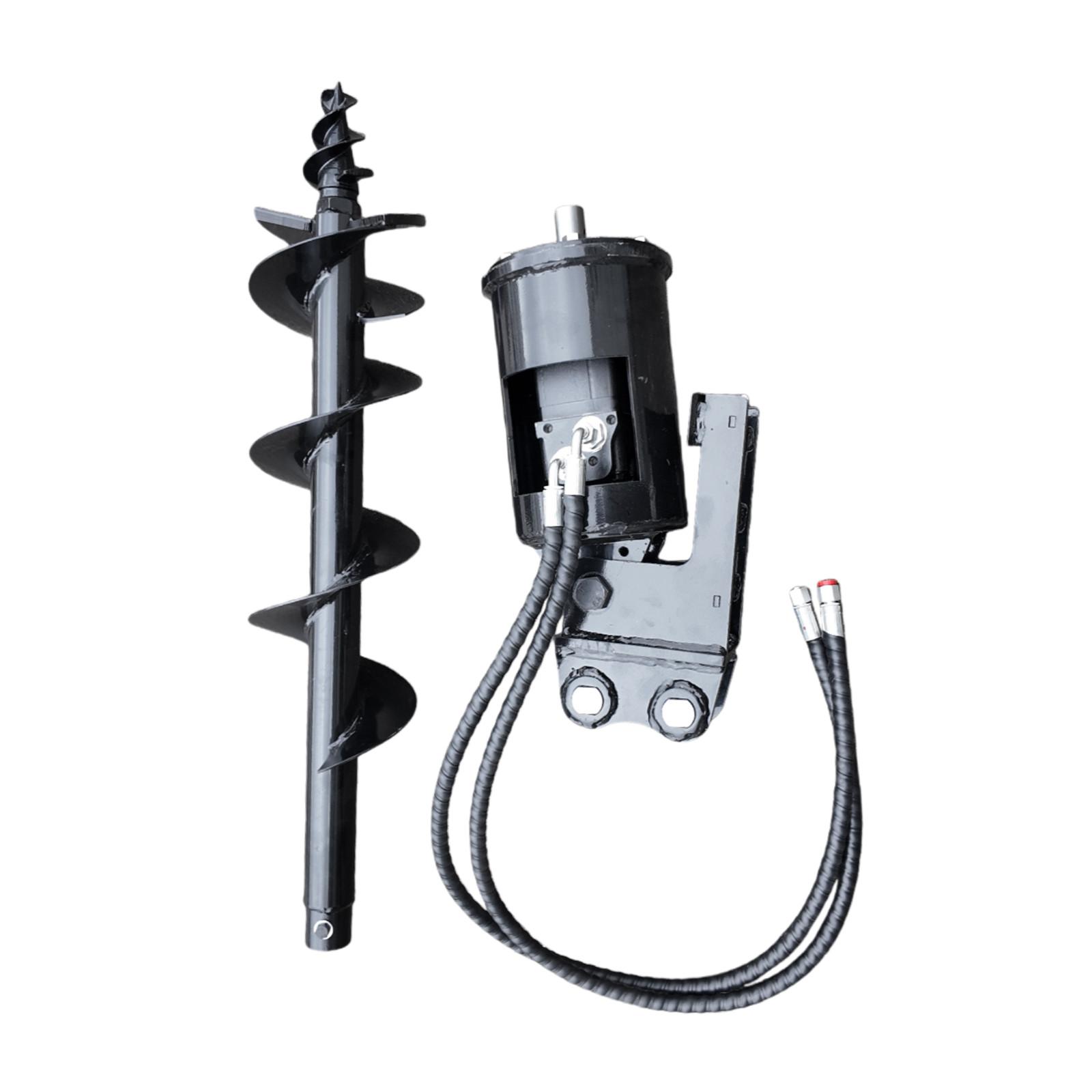 200mm Auger Drill with Hoses for 1-1.8 Ton Mini Excavator