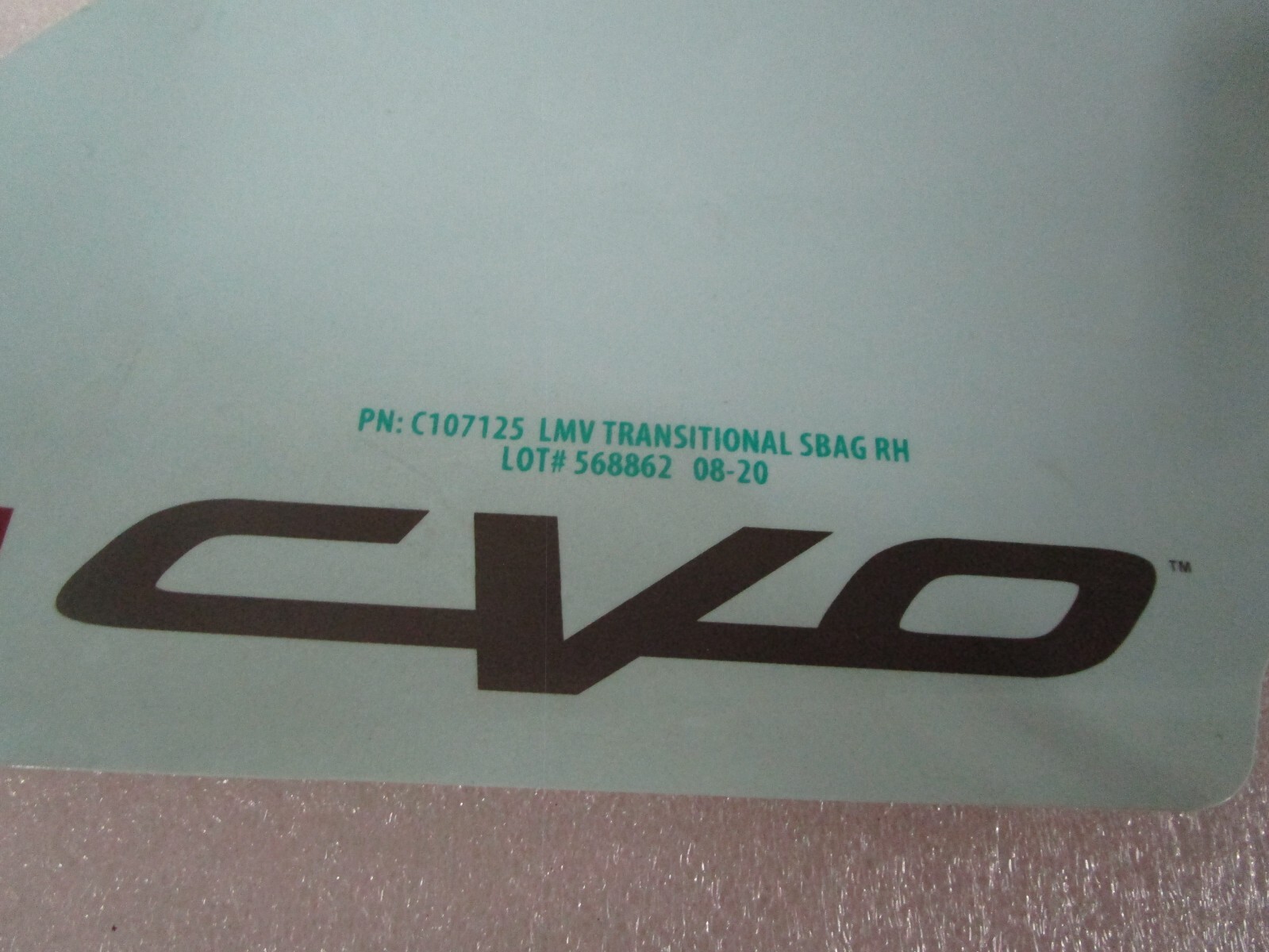 Genuine Harley Davidson Touring CVO Saddlebag Waterslide Decals PAIR