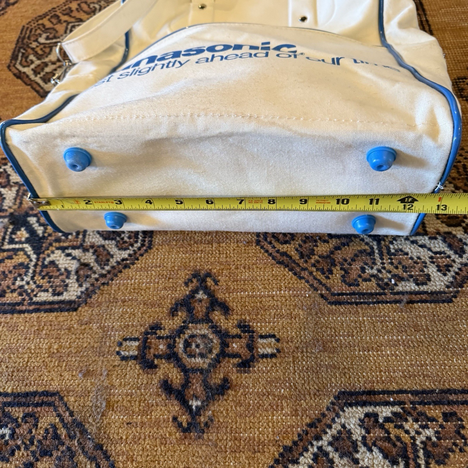 Rare Vintage Technics Record Travel Bag 1970s Vinyl LP DJ Bag Panasonic