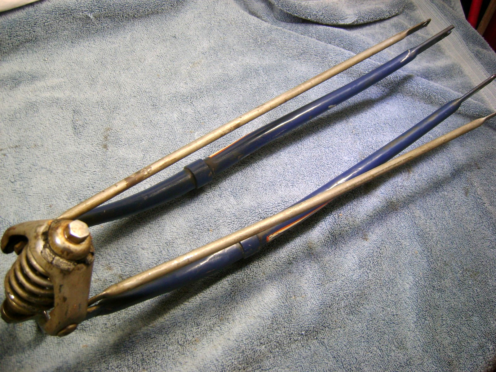 Original Schwinn 26" Springer Fork, with Key Lock, But NO Key