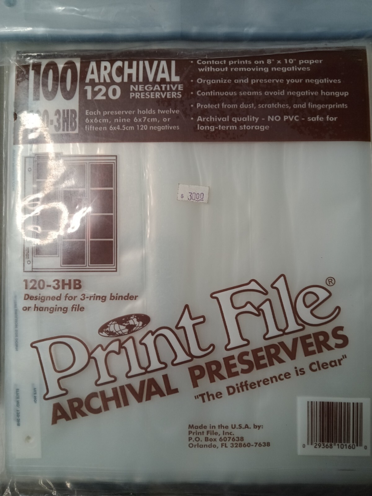 LOT OF 9 PRINT FILES FOR NEGATIVES