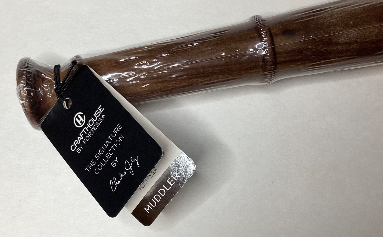 NEW CRAFTHOUSE BY FORTESSA BLACK WALNUT MUDDLER- FACTORY SEALED