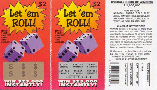 10 Fake Prank Lotto Tickets - Funny Lottery Evil Joke Set