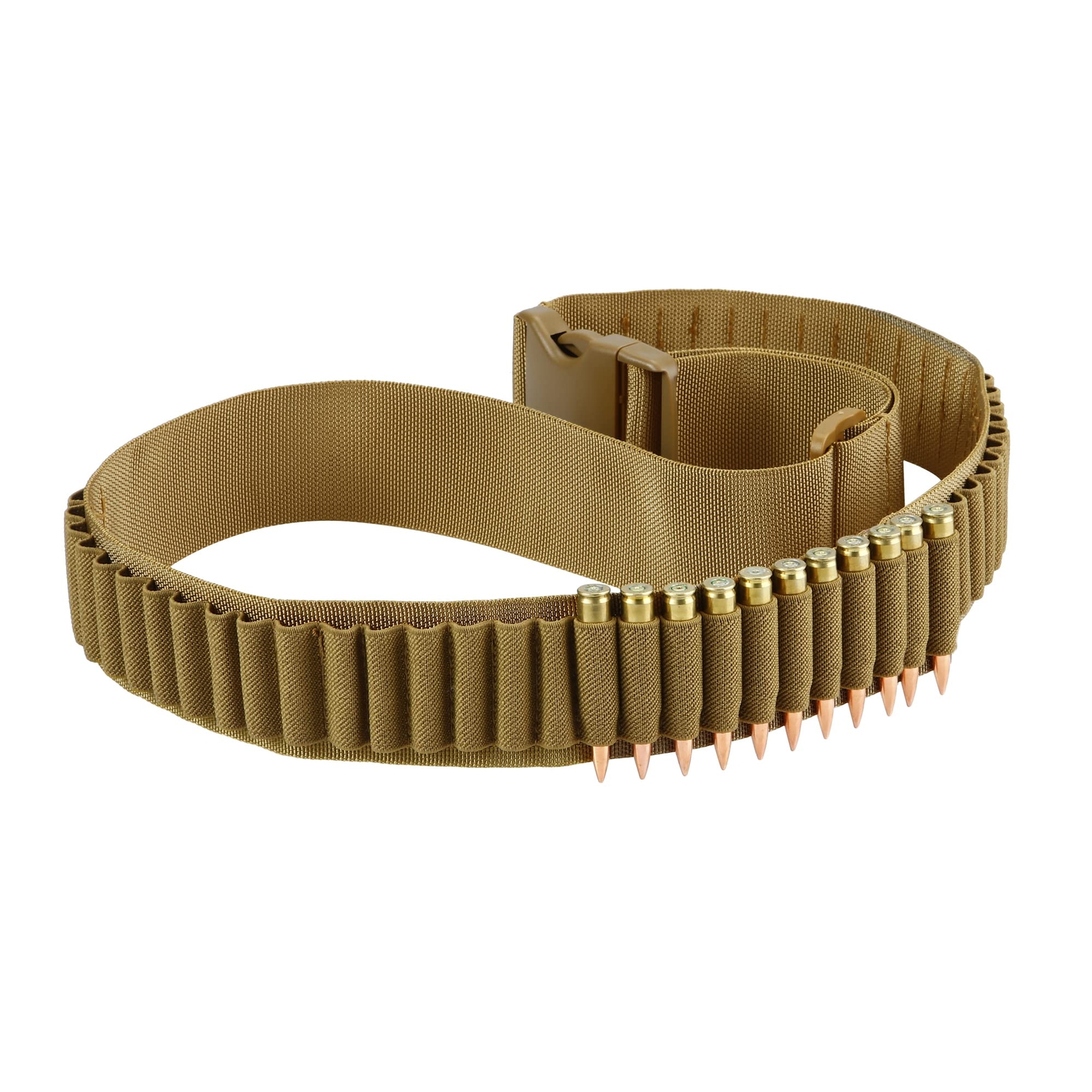 Adjustable Rifle Ammo Bandolier 50 Rounds 10/22/.22LR/.17HMR/.222/.223, 5.56mm