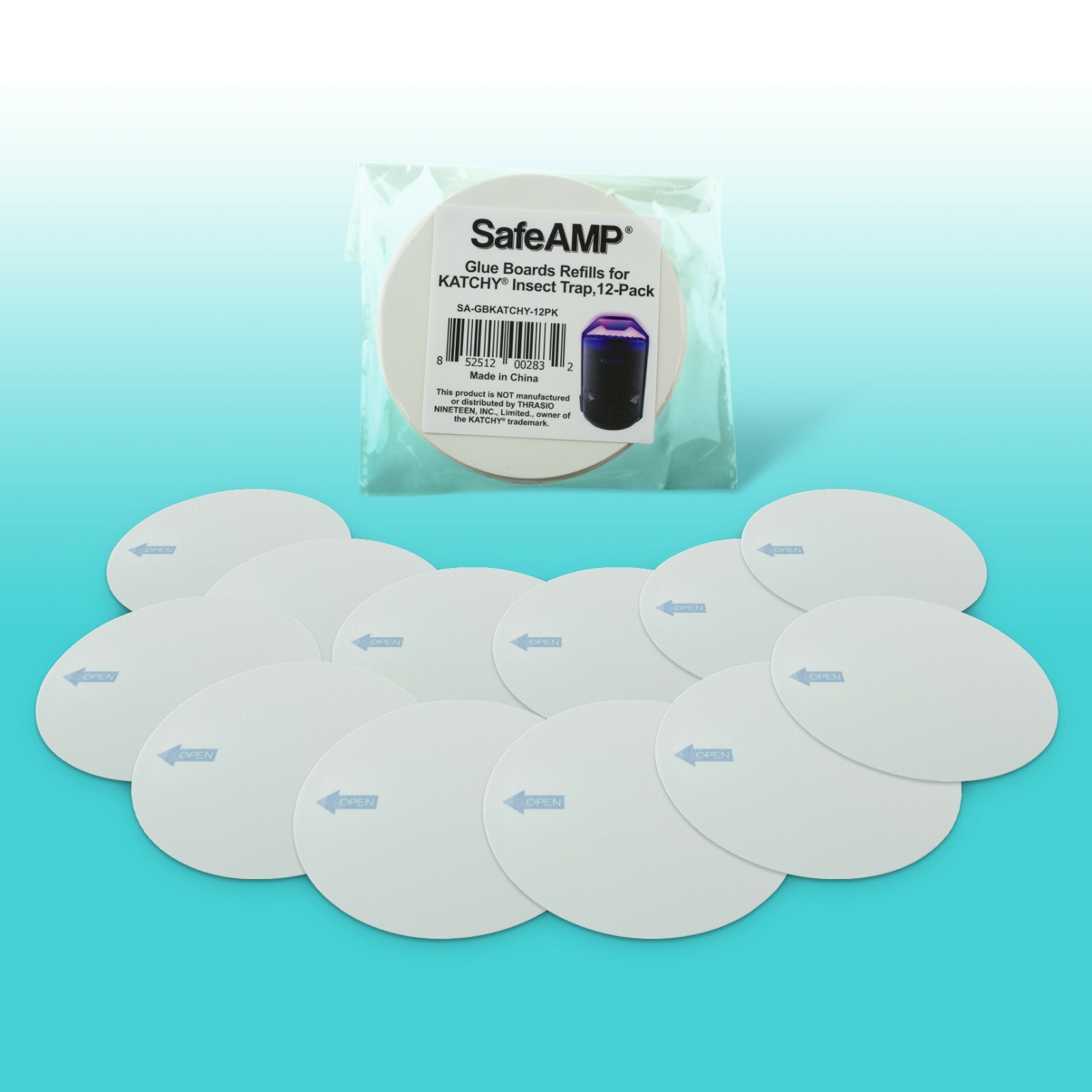 SafeAMP Glue Boards Refill Compatible With KATCHY® and FENUM® Indoor Insect Trap