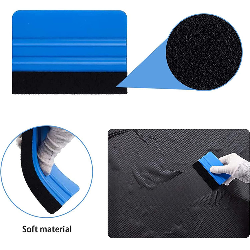 Window Tint Tools Kit Car Film Tinting Scraper Squeegee Vinyl Wrap Install USA
