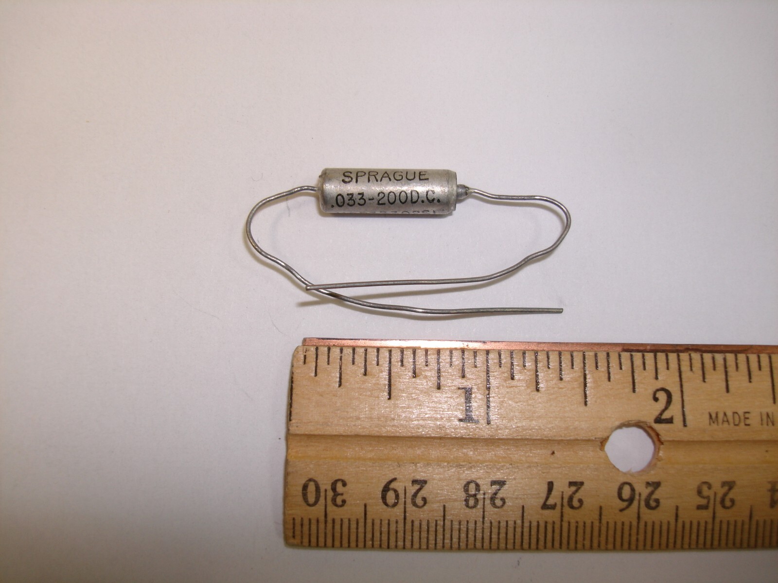 Capacitor .033uF 200V Paper in Oil Guitar Tone Cap PIO Sprague Vitamin Q Style