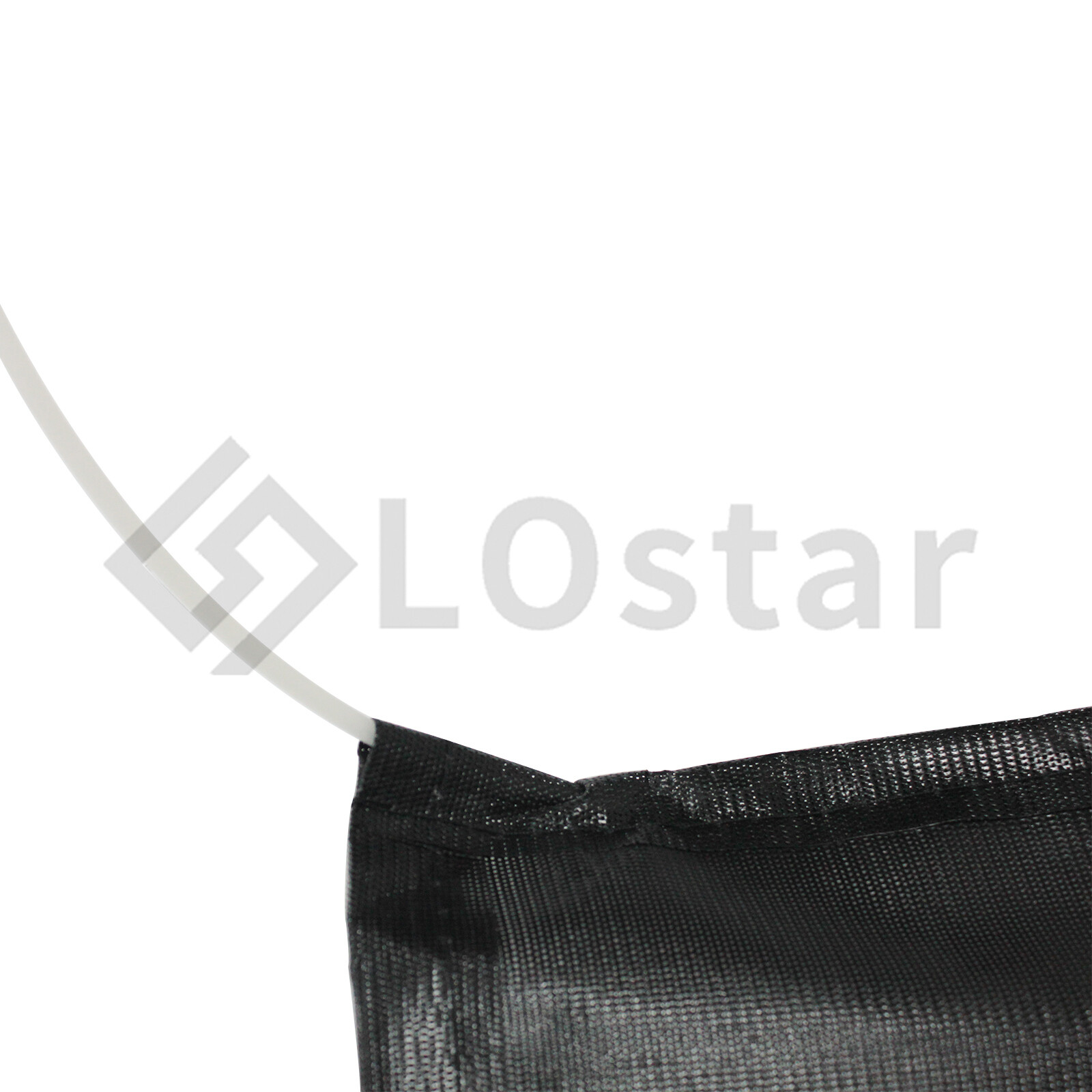 RV Awning Sun Shade Screen - Black Mesh Sunshade UV Block (11'-19') x 9'