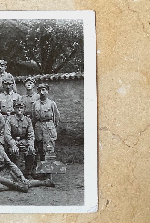 RARE! POST WW1 GERMAN STORM DIVISION 1922 PHOTO POSTCARD RPPC
