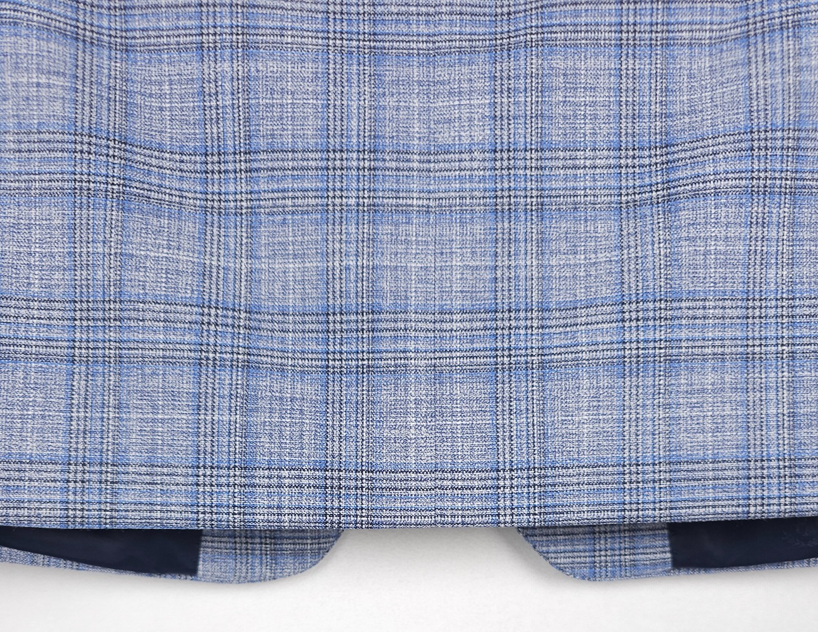 Tommy Hilfiger Mens Modern Fit Sport Coat 36S Light Blue Plaid Flex Stretch NWT