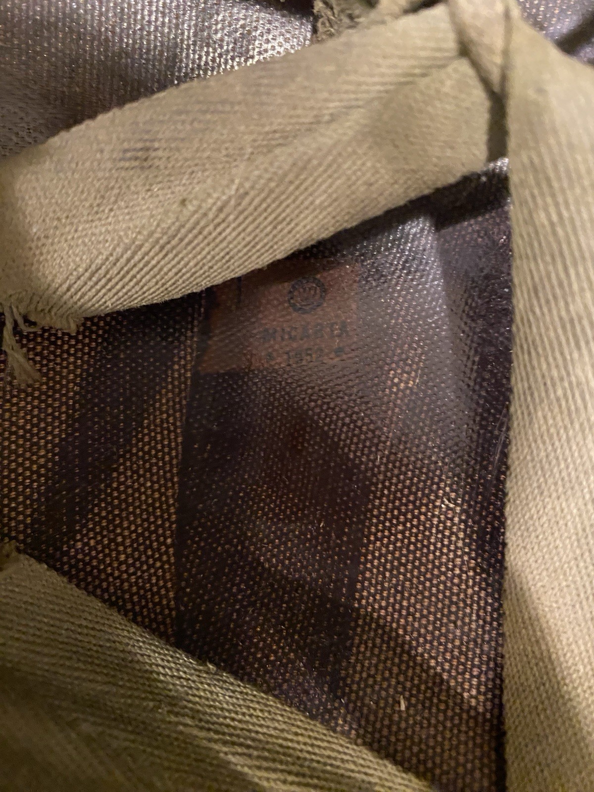 Vietnam Era M1 Helmet Liner Micarta 1952 W/ 1964 Sweatband