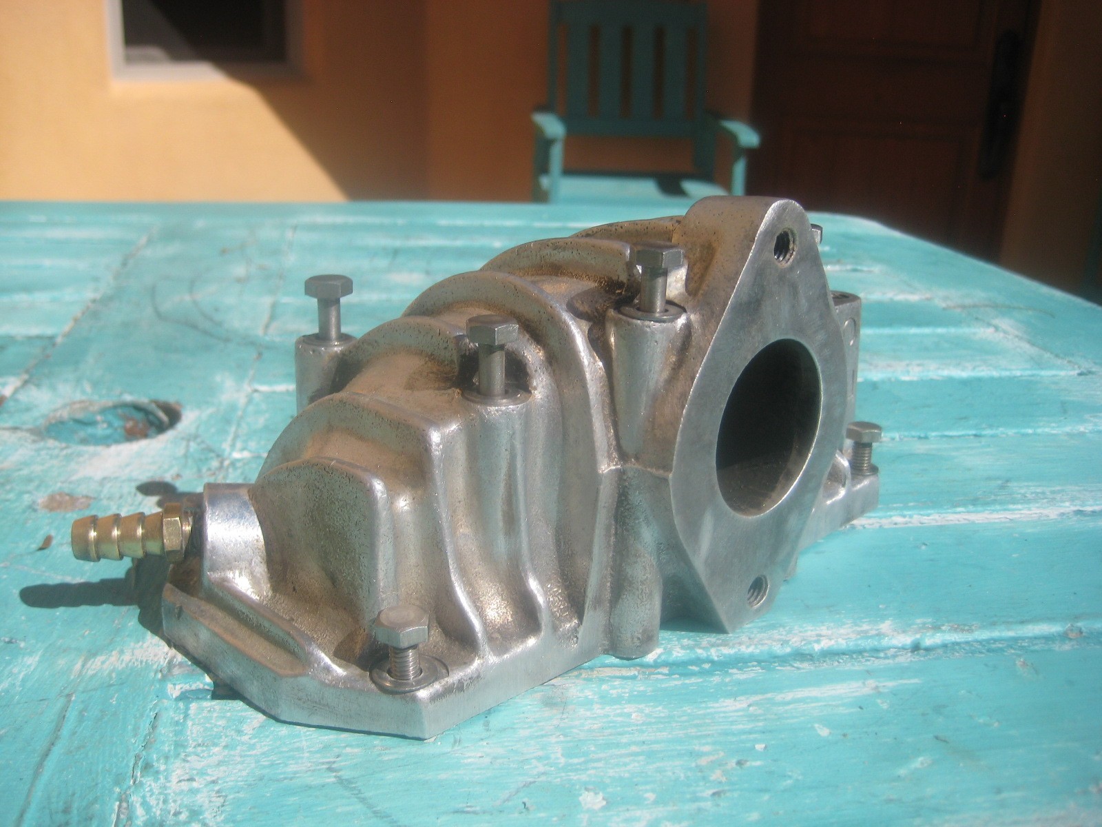 L-S Kawasaki 440 550 JS SX Hi Performance Old School Exhaust Manifold W/Bolt Kit