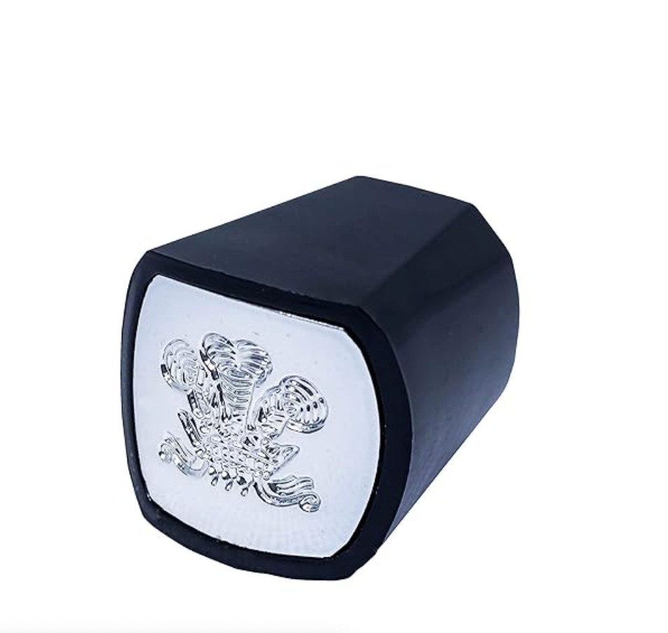 Creed Aventus Replacement Cap – Round Black Plastic with Silver Top