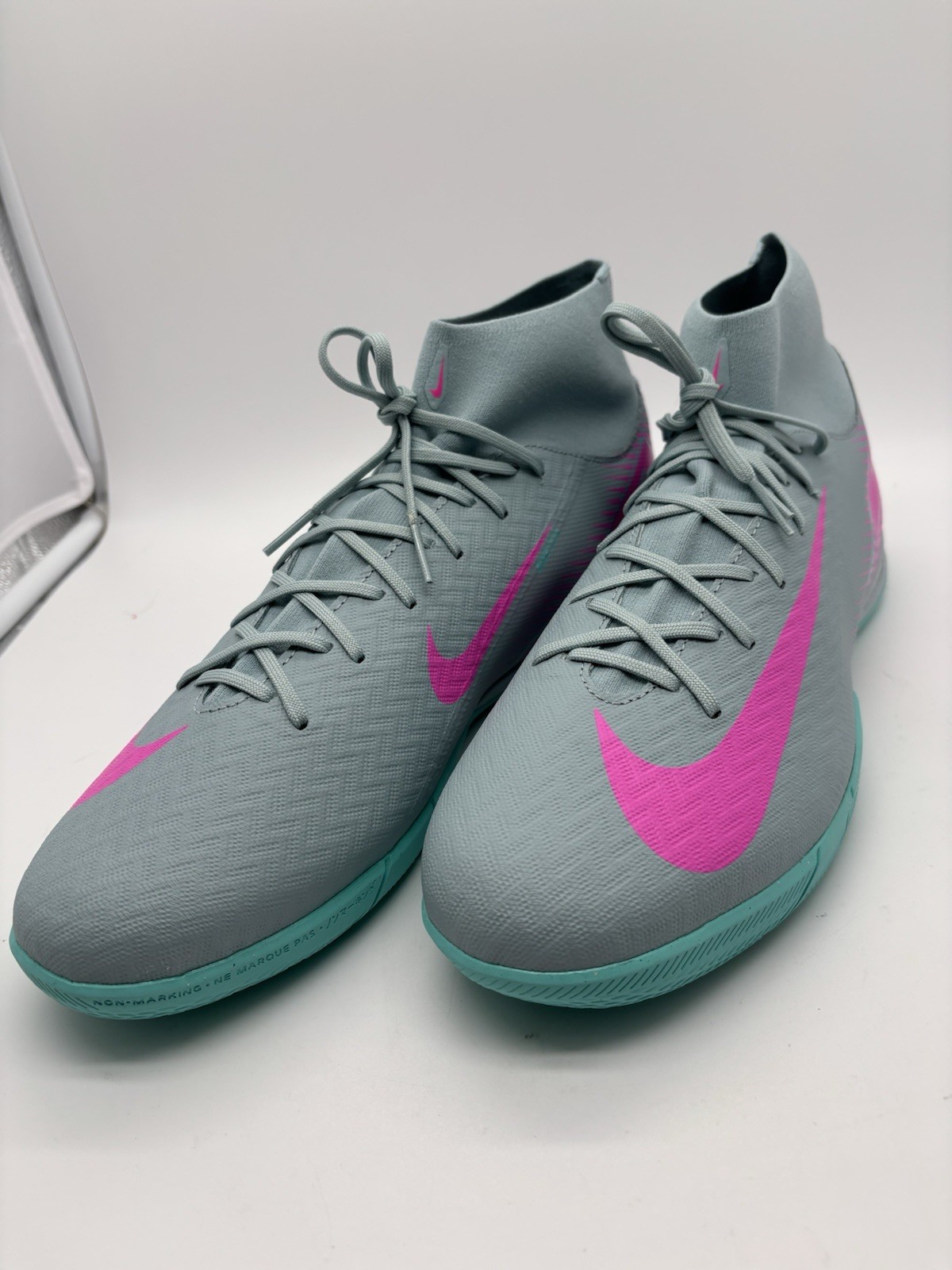 Nike ZM Superfly 10 Academy IC Ocean Cube Pink Blast (FQ8332 301) Men 11