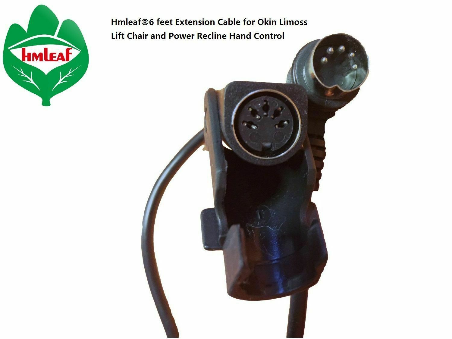 Limoss AshleyPride LIFT CHAIR POWER RECLINER HAND CONTROL EXTENSION CORD-BLACK