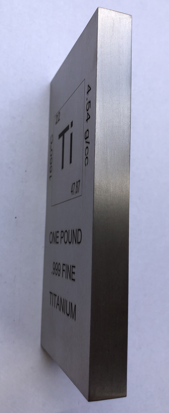 1 (One) Pound Titanium Bullion Bar