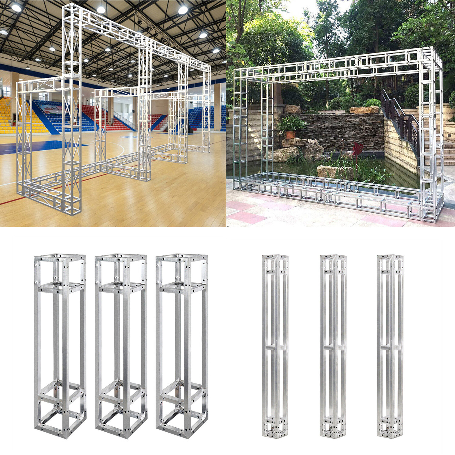 10ft-49ft Light Truss Stage Studio Lighting Truss Stand Party Backdrop Trussing
