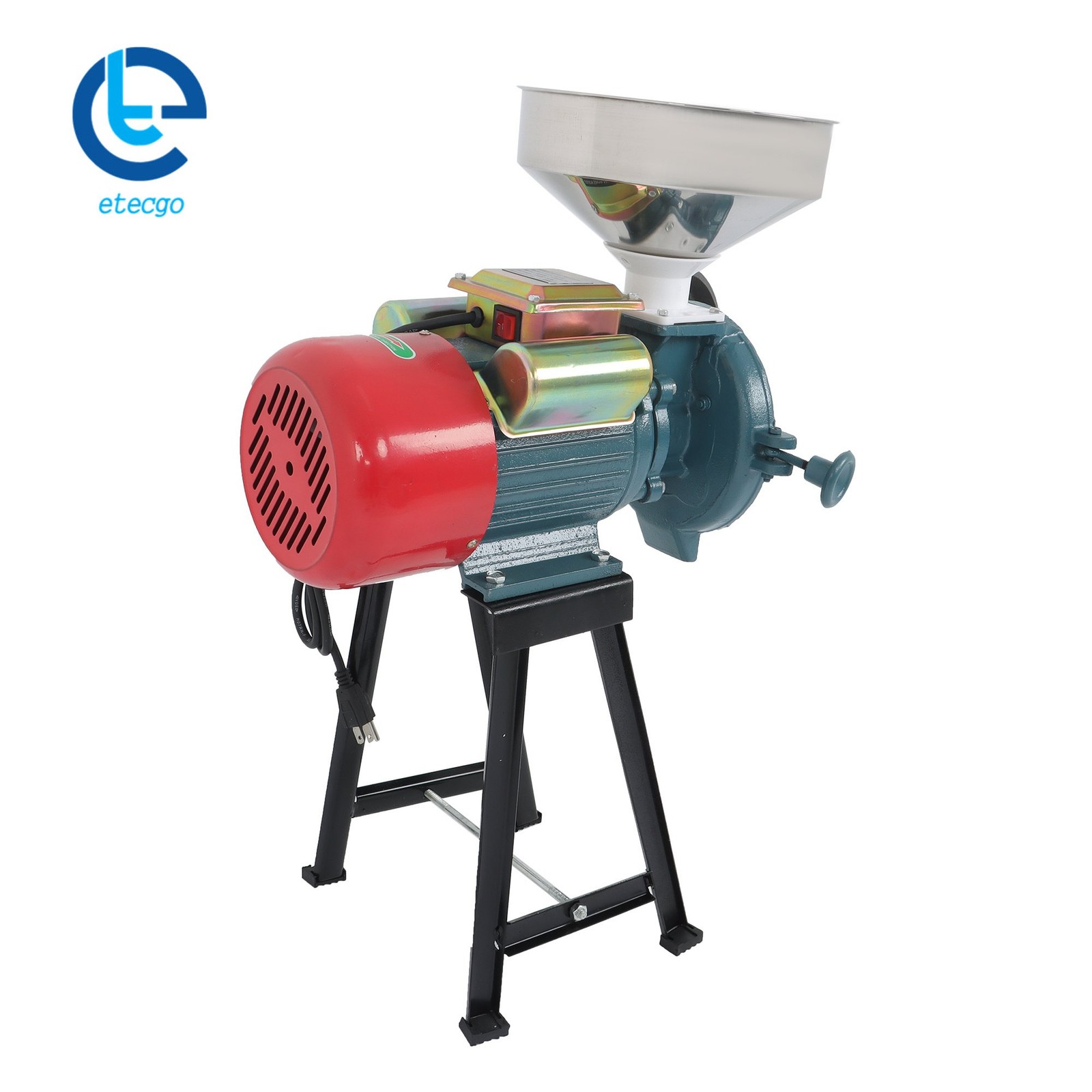 Heavy Duty Electric Grain Mill 3000W 110V Mill Grinder For Corn Wheat Feed Flour