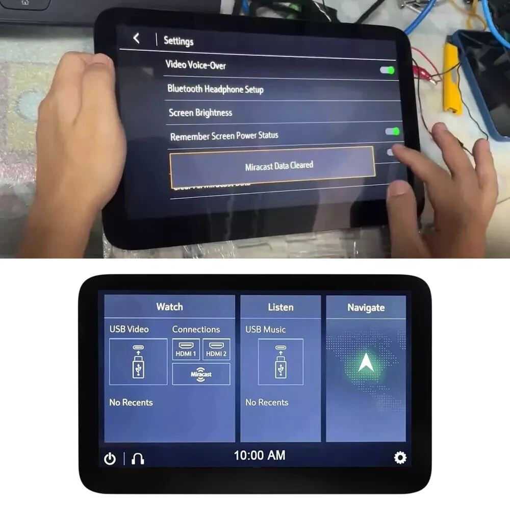 85100044 84824745 LCD Display for 21-24 Suburban GMC Yukon XL Headrest BACK SEAT