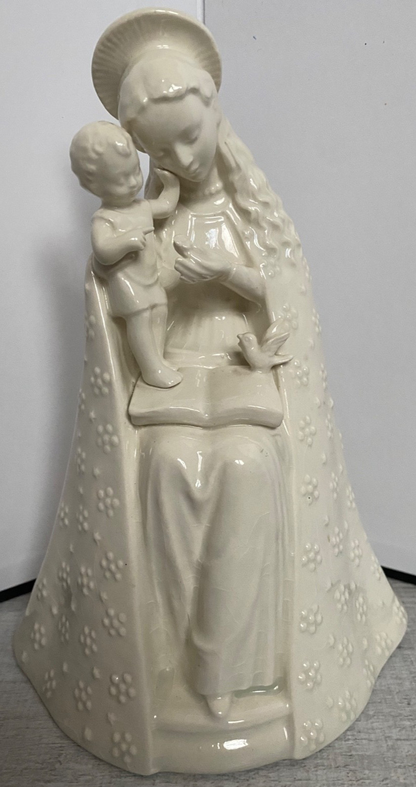 *** VINTAGE NUNS CONVENT GOEBEL HUMMEL 10/1 FLOWER MADONNA STATUE 8.0"