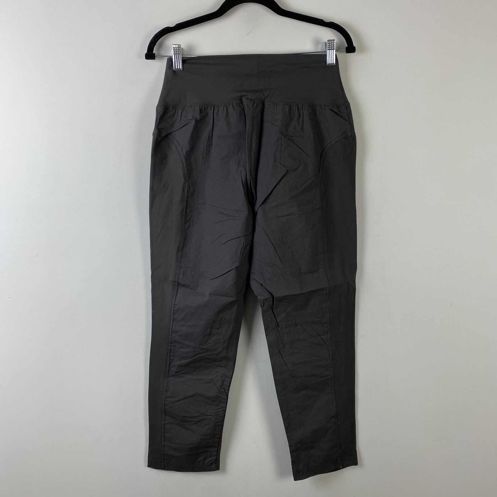 XCVI Wearables High Waist Jetter Crop Pull On Pants Size Medium Gray
