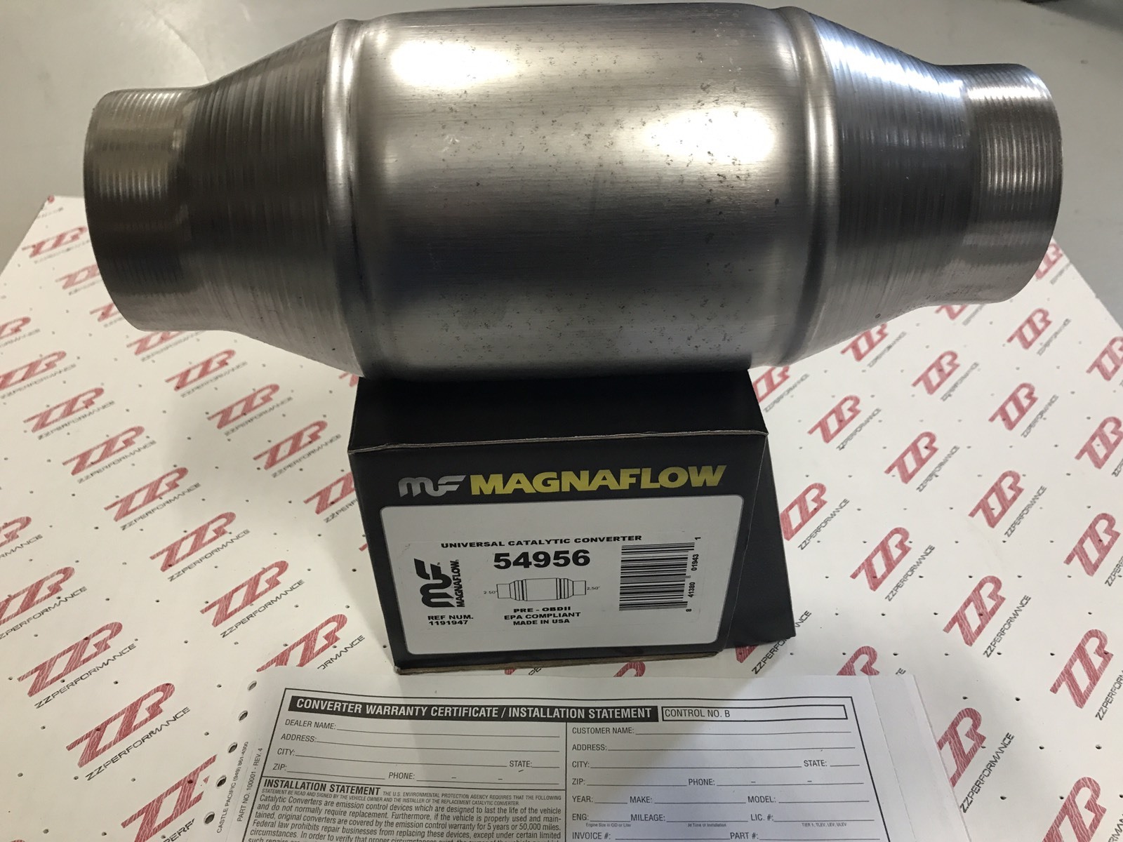 2.5" Magnaflow 54956 High Flow Performance Catalytic Converter