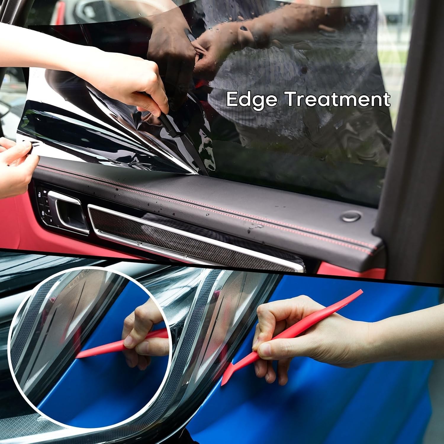 Window Tint Kit Vinyl Wrap Tool for Car Tinting Tools Windshield Large